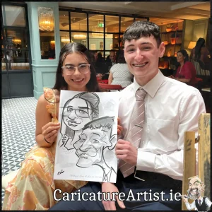 Letterkenny Wedding Entertainment Caricatures for Weddings by Allan Cavanagh in Mount Errigal Hotel Donegal (14)