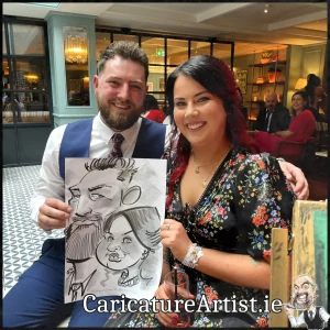 Letterkenny Wedding Entertainment Caricatures for Weddings by Allan Cavanagh in Mount Errigal Hotel Donegal (15)