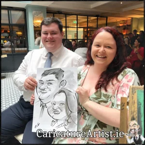 Letterkenny Wedding Entertainment Caricatures for Weddings by Allan Cavanagh in Mount Errigal Hotel Donegal (18)