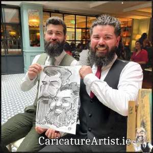 Letterkenny Wedding Entertainment Caricatures for Weddings by Allan Cavanagh in Mount Errigal Hotel Donegal (19)