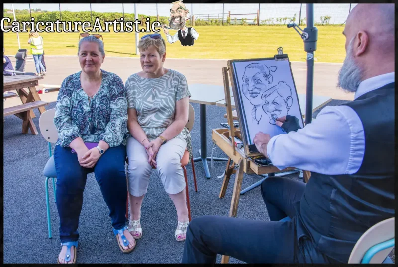 Staff Summer Party Entertainment Ireland Caricaturist Allan Cavanagh drawing staff at Munters summer staff party (8) Staff Summer Party Entertainment Ireland Caricaturist Allan Cavanagh drawing staff at Munters summer staff party (8)