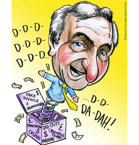 bertie bertie arhern cartoon caricature