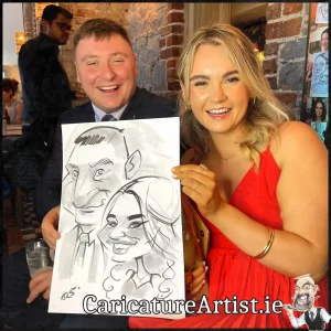 Hotel Kilkenny Wedding Entertainment Caricatures Irelands top rated caricaturist Allan Cavanagh (13)