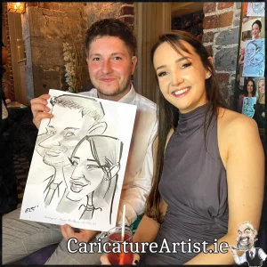 Hotel Kilkenny Wedding Entertainment Caricatures Irelands top rated caricaturist Allan Cavanagh (14)