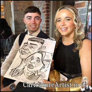 Hotel Kilkenny Wedding Entertainment Caricatures Irelands top rated caricaturist Allan Cavanagh (2)