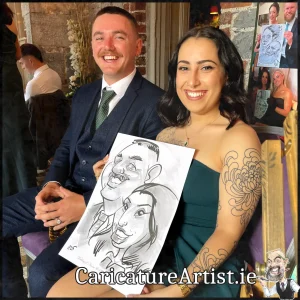 Hotel Kilkenny Wedding Entertainment Caricatures Irelands top rated caricaturist Allan Cavanagh (3)