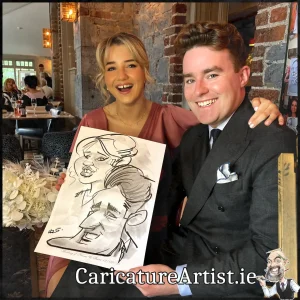 Hotel Kilkenny Wedding Entertainment Caricatures Irelands top rated caricaturist Allan Cavanagh (5)