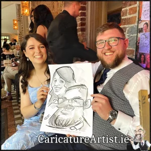 Hotel Kilkenny Wedding Entertainment Caricatures Irelands top rated caricaturist Allan Cavanagh (6)