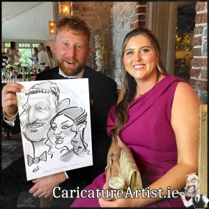 Hotel Kilkenny Wedding Entertainment Caricatures Irelands top rated caricaturist Allan Cavanagh (7)