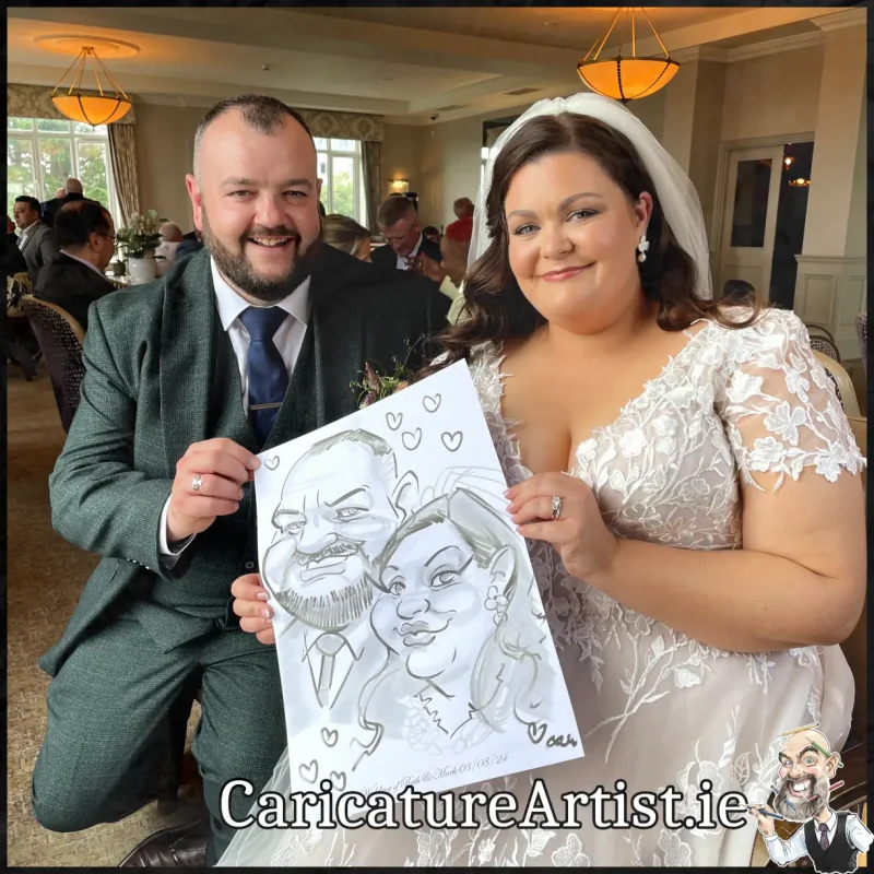 Salthill Galway Wedding Entertainment Caricatures by Allan Cavanagh (13)