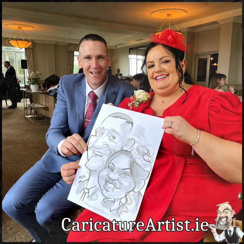 Salthill Galway Wedding Entertainment Caricatures by Allan Cavanagh (3)