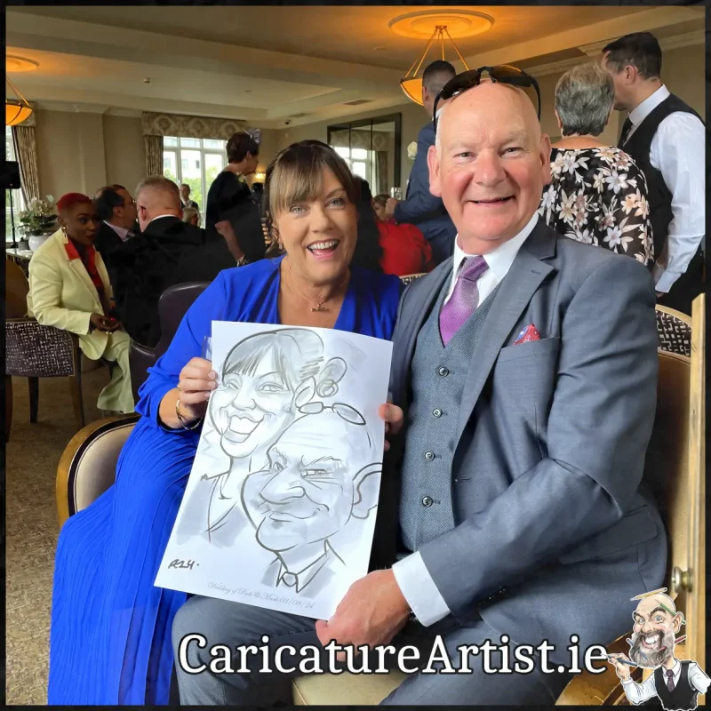 Salthill Galway Wedding Entertainment Caricatures by Allan Cavanagh (6)