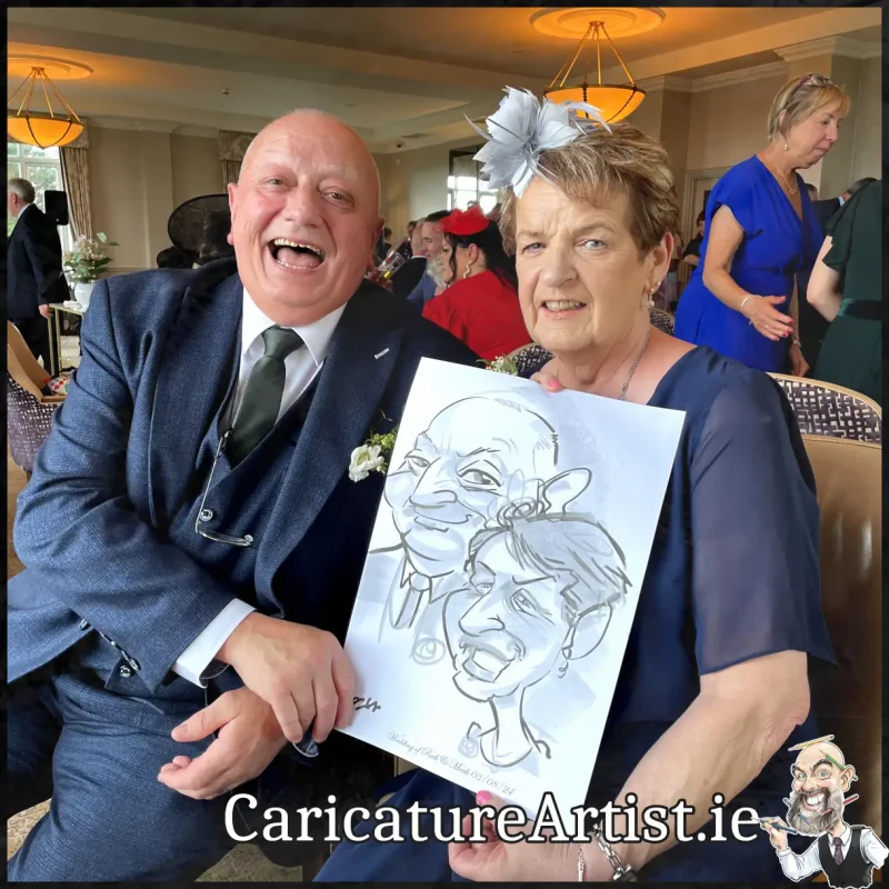 Salthill Galway Wedding Entertainment Caricatures by Allan Cavanagh (8)