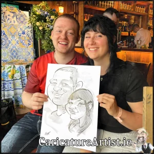 JJ Killeens Wedding Entertainment Live Caricatures by Irelands best caricature artist Allan Cavanagh (11)
