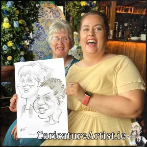 JJ Killeens Wedding Entertainment Live Caricatures by Irelands best caricature artist Allan Cavanagh (12)