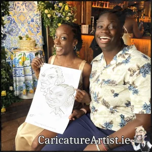 JJ Killeens Wedding Entertainment Live Caricatures by Irelands best caricature artist Allan Cavanagh (6)