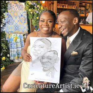 JJ Killeens Wedding Entertainment Live Caricatures by Irelands best caricature artist Allan Cavanagh (7)